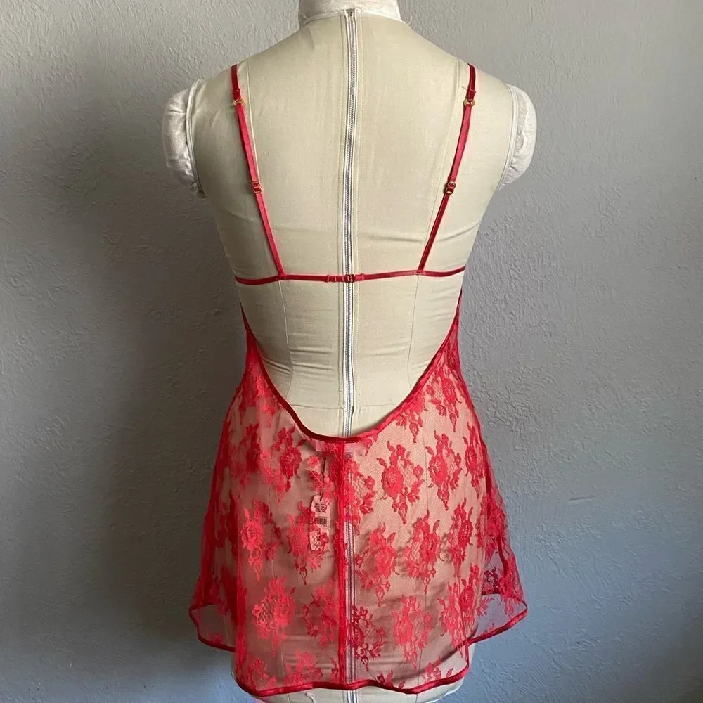 NWT Victoria’s Secret Very Sexy 2007 Y2k Red Slip Dress Size M